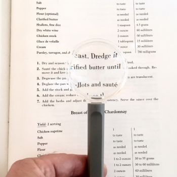 2" Inch, 4x, Handheld Magnifier