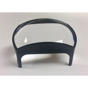 Black Rectangular Stand Magnifier with removable 2.8x lens