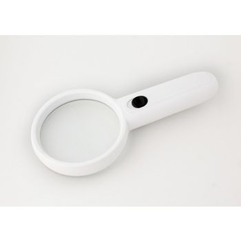 white 4x led magnifier