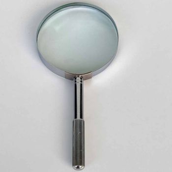 large all metal glass lens 3.5 inch magnifier