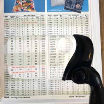  Large black Rectangular LED 3x Folding Handheld Magnifier,  magnifying text