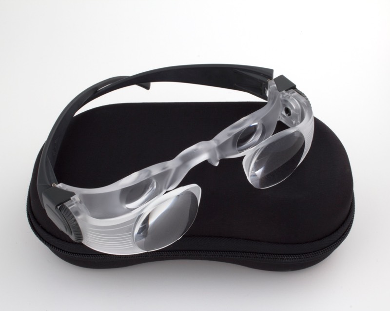 TV Glasses for Distance Viewing Low Vision Aid Magnifier for Television